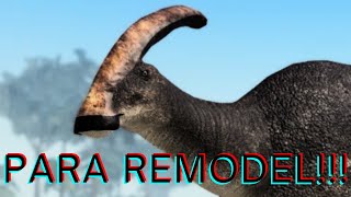 Parasaurolophus V4 is FINALLY hereREMODEL  Dinosaur World Mobile [upl. by Lusty]