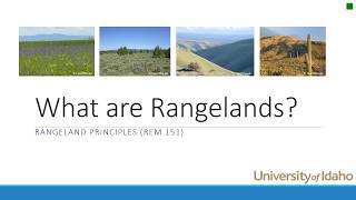 What are Rangelands [upl. by Otsirc990]