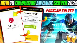 ADVANCE SERVER DOWNLOAD PROBLEM SOLVED  HOW TO DOWNLOAD FREE FIRE ADVANCE SERVER OB47 [upl. by Oirifrop]