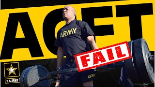 WHAT HAPPENS IF I FAIL THE ACFT DURING ARMY BASIC TRAINING [upl. by Mogerly]