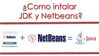 Descargar e Instalacion de Netbeans 74 y el jdk [upl. by Ednihek45]