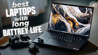 4 Best Long BATTERY LIFE Laptop In 2024 [upl. by Naasar]