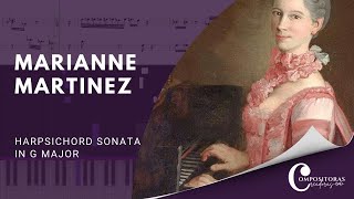 Marianne Martinez Harpsichord Sonata in G major [upl. by Aurelie2]