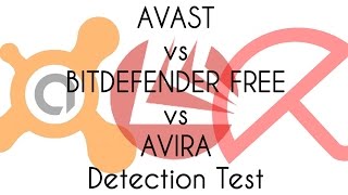 Avast vs BitDefender FREE vs Avira Detection Test [upl. by Crabb494]