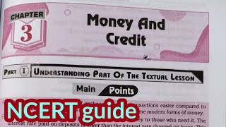 10th class social economics 3rd chapter money and credit questionamp answers guide NCERT [upl. by Notnirb]