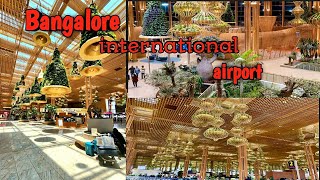 Bangalore Airport Terminal 1 amp 2Complete Tour  Bangalore international airport experience [upl. by Harbison]