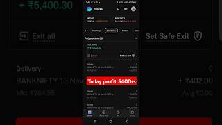 Today profit 📈 5400 👌  ytshorts profit stockmarket sharemarket daytrading [upl. by Proudlove]