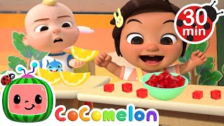 Sour Fruit vs Sweet Jello Song  Sing Along with Nina  CoComelon Nursery Rhymes amp Kids Songs [upl. by Eidob407]