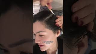 getting the viral 10step scalp treatment in korea 🧖🏻‍♀️ shorts kbeauty [upl. by Allrud]