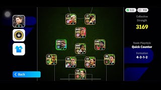 Facing Team Overall Rating 3169 in PVP Efootball Mobile 2025 [upl. by Anaele]