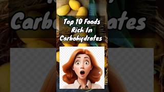 Top 10 Foods Rich In Carbohydrates  ytshorts shorts infoinscript [upl. by Iggam]