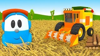 Cartoni animati Camioncino Leo Junior e i lavori in campagna Compilation 15 minuti [upl. by Sidell239]