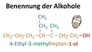 Benennung von Alkoholen  Nomenklatur der Alkanole  Chemie Endlich Verstehen [upl. by Nerwal640]