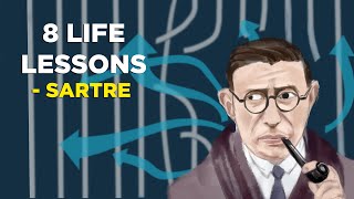 8 Life Lessons from JeanPaul Sartre Existentialism [upl. by Gile703]