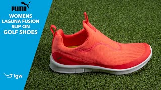 Puma Womens Laguna Fusion Slip On Golf Shoes Overview by TGW [upl. by Esineg]