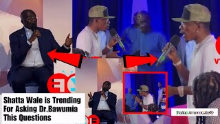 Shatta Wale Questioned DrMahamudu Bawumia Abt The Youth People Are Praising HimBawumia Answered😬 [upl. by Neelra]