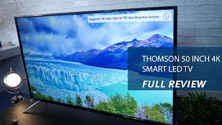 Thomson 50 inch 4K Smart LED TV  Review Specs and Price [upl. by Asihtal]