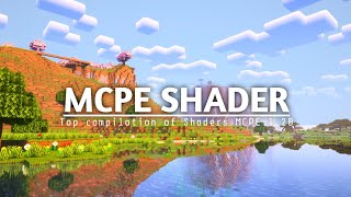 TOP 3 SHADER MCPE 120 amp 121  MCPE SHADER  COMPILATION SHADER amp SUPPORT RENDER DRAGON [upl. by Amliv205]