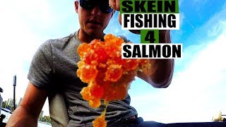 Skein Fishing Lake Michigan Giant King [upl. by Notrab]