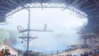 Universal Studios Singapore  HD  Water world  Show singaporeVlogs [upl. by Octavla460]