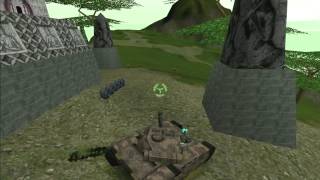 Killer Tank aka 3D Power Tank walkthrough 2000 electrotech medium difficult [upl. by Aihcela]