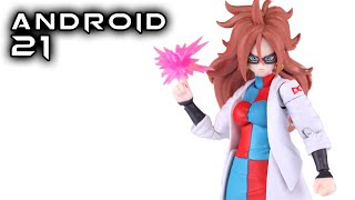 SH Figuarts ANDROID 21 Lab Coat Exclusive Dragon Ball FighterZ Action Figure Review [upl. by Tybald680]