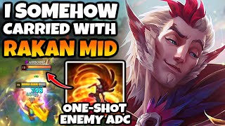 Ever see AP Rakan Mid carry high elo [upl. by Andromeda]