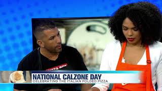 Celebrating National Calzone Day with Bertollis Pizza [upl. by Doreg]