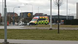 Ambulance responding in trelleborg [upl. by Eetsirk489]