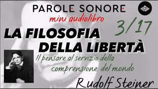 Rudolf Steiner  MINI AUDIOLIBRO 317  LA FILOSOFIA DELLA LIBERTA  Parole Sonore [upl. by Renaldo193]