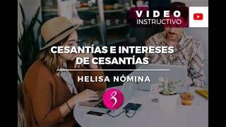 Cesantías E Intereses de Cesantias [upl. by Esialb967]