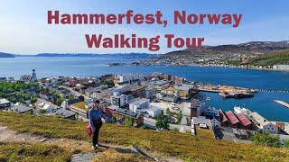 Hammerfest Norway Walking Tour  Northernmost City in Arctic Circle visitnorway [upl. by Lertnek]