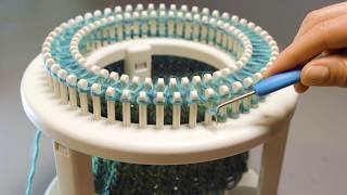 Rotating Double Knit Loom [upl. by Htims]