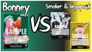 Rest Rest Doffy  Bonney Vs Smoker amp Vegapunk  One Piece TCG [upl. by Appilihp768]