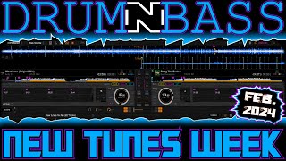 DNB MIX NEW TUNES WEEK  ROLLIN UPBEAT AND BOUNCIN DRUM AND BASS  MIX135  250224 [upl. by Etteneg]