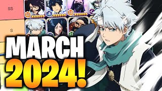 MARCH 2024 BEST PVE UNITS FOR EACH ATTRIBUTE TIER LIST Bleach Brave Souls [upl. by Siddra997]