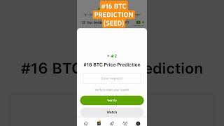 16 BTC PREDICTION SEED 26NOV24 [upl. by Assetnoc]