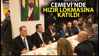 Ekrem İmamoğlu Cemevinde Hızır orucu lokmasına katıldı [upl. by Nyladnor180]