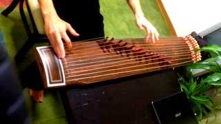 KUNG FU HUSTLE SONG  Played on a Korean Gayageum 가야금 [upl. by Anivla]