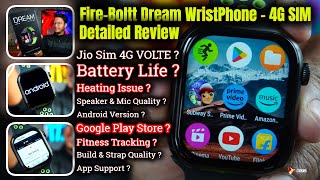 Fire Boltt Dream Wrist Phone Android Smartwatch  Full Review with Pros amp Cons datadock [upl. by Nadda753]