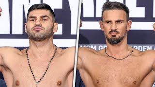 Filip Hrgovic vs Emir Ahmatovic HEAVYWEIGHT  FULL WEIGHIN  Matchroom Boxing USA [upl. by Arais]