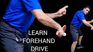 Learn Forehand Drive With Orange [upl. by Nomit]