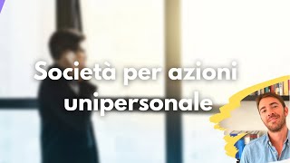 Diritto commerciale Posso dar vita a una S pa come unico socio [upl. by Caren]