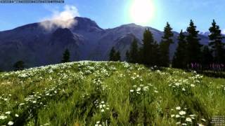 Unigine Valley Benchmark GTX 560ti 2GB Flowers [upl. by Anilatsyrc]