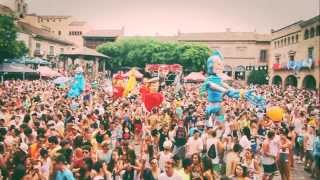 elrow Town Barcelona  3rd round Singermorning Festival 2013 [upl. by Ardnahcal]