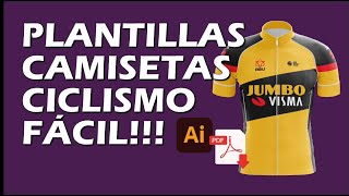 Plantillas de diseño para camisetas de ciclismo JumboVisma ¡Descarga gratuita aquí [upl. by Udell]