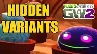 Plants vs Zombies Garden Warfare 2  Hidden Character Variants In Backyard Battleground [upl. by Osgood191]