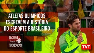 Atletas Olímpicos escrevem a história do esporte brasileiro [upl. by Learrsi]