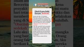 Viral‼️Obati Orang sakit dengan Sedekah quotes dakwah motivation shorts [upl. by Chemaram]