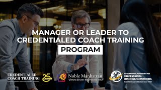 Managers amp Leader to Coach Training Program [upl. by Luciana]